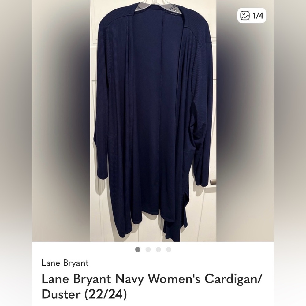 BUNDLE ~ 2 for $20 ~ Lane Bryant Duster Sweaters (22/24) - Picture 2 of 2